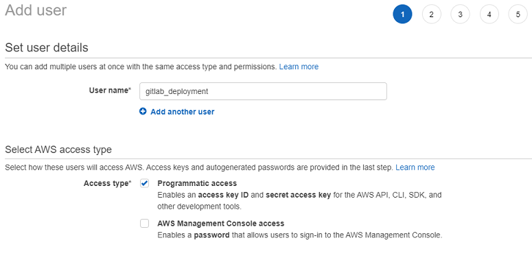 aws create access key 2