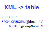xml to table